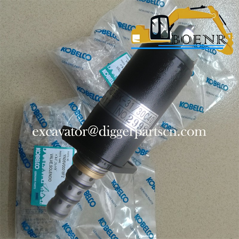 YN35V00018F2  YN35V00018F1 KDRDE5K-31/30C40-111 Solenoid Valve for SK200-6 SK330-6E SK200SR SK480LC 