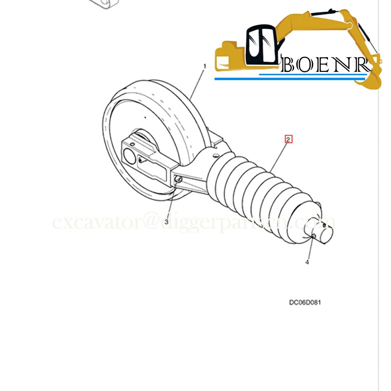 BNR excavator Parts