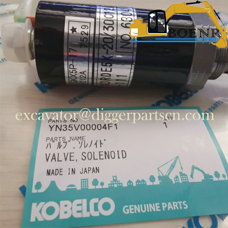 YN35V00004F1 KDRDE5K 2030C12A-111 Solenoid Valve For SK200-5 SK200-3 SK200LC SK120LC
