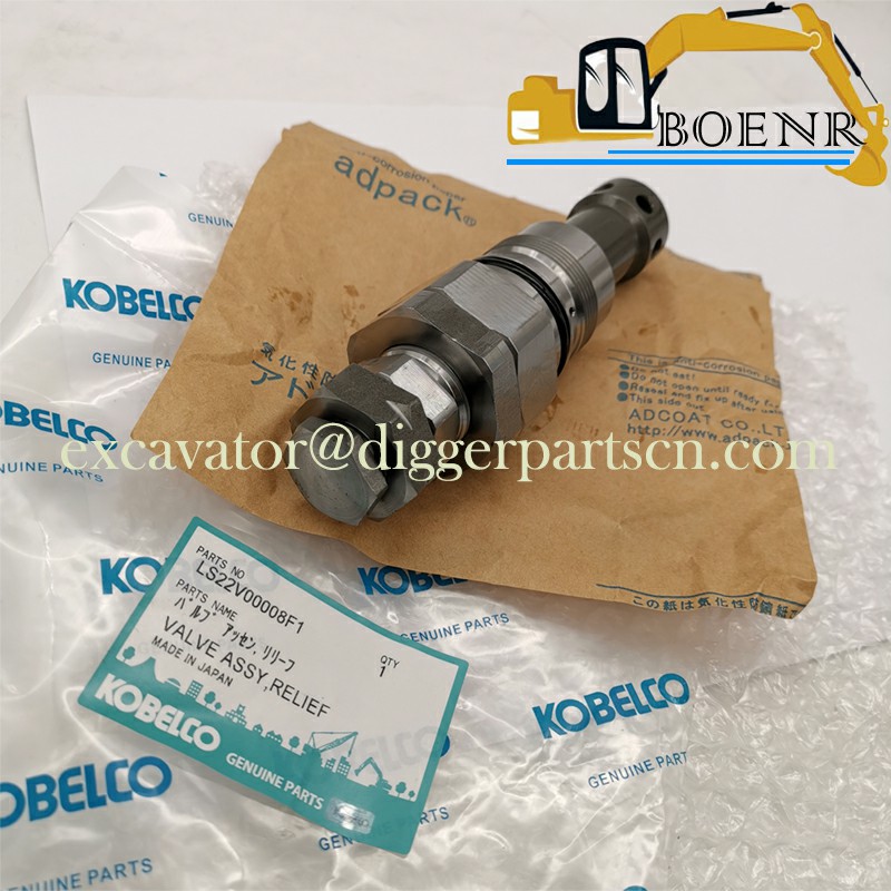LS22V00008F1 Relief Valve for SK460-8 SK485-8 SK485LC-9