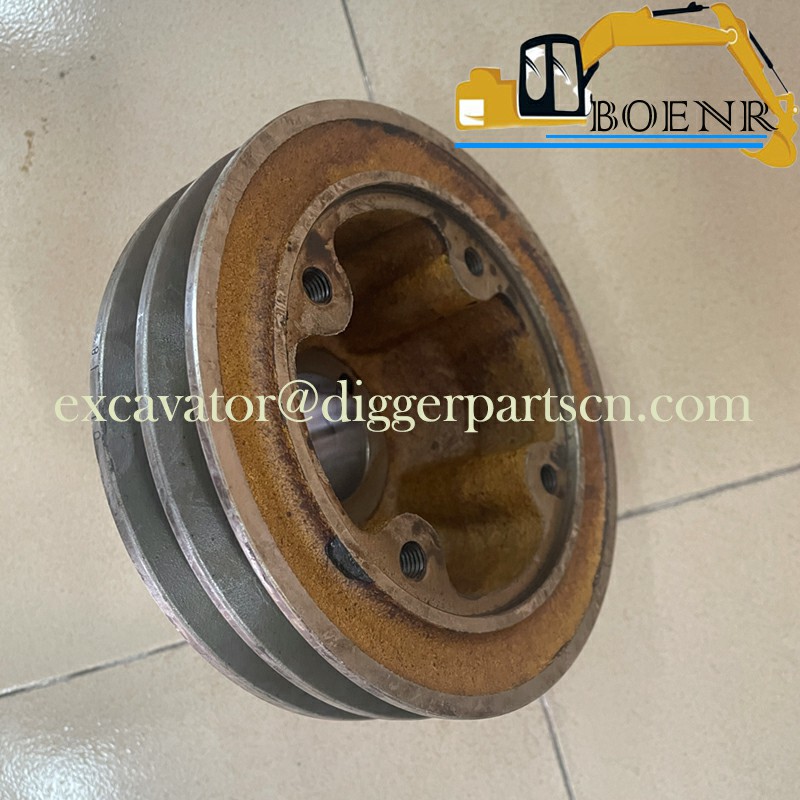 34320-02061 125-2992 3066 Engine crankshaft pulley For CAT 320B