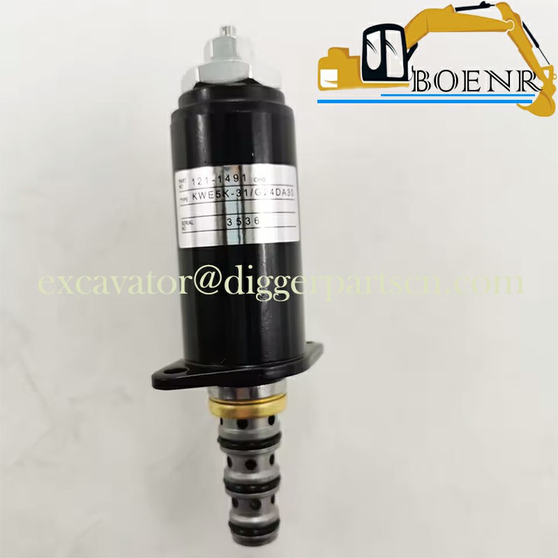 121-1491 1211491 KWE5K-31G24DB30 Solenoid Valve For 311C 320B 320C 320D 325C 330C 330D