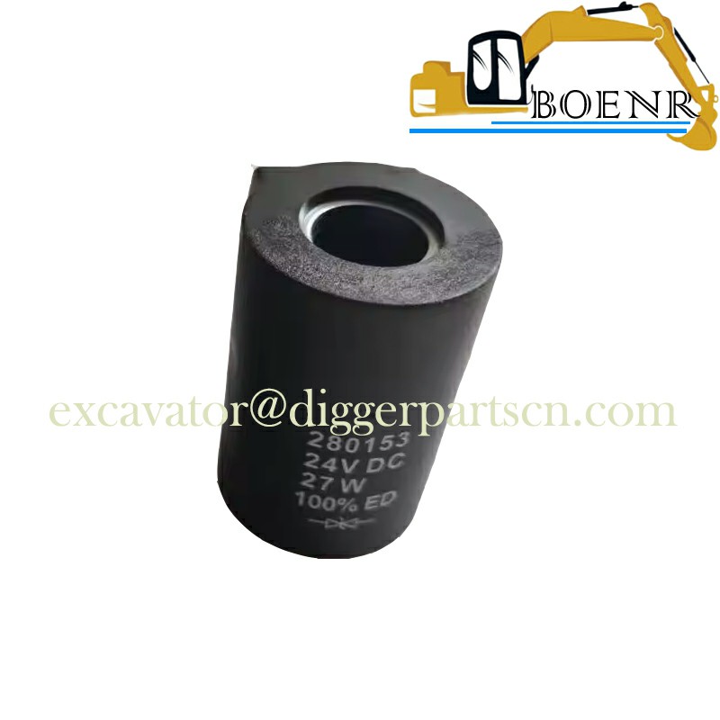 280151 280153 Excavator parts solenoid valve coil