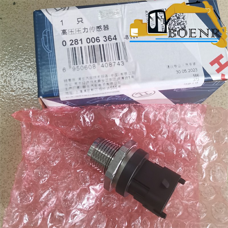 VOE20973777 20973777 0281006364 D5E D6E D7E Engine Common Rail Fuel Pressure Sensor For EC210 EC240 