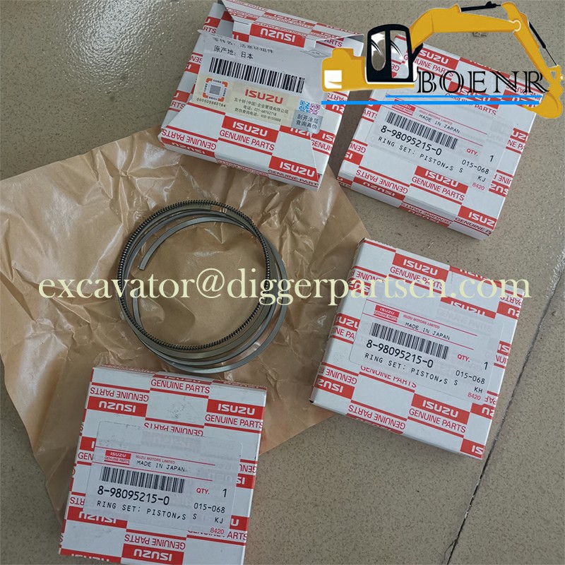 8-98095215-0 VI8980952150 8980952150 4LE2 Engine piston ring for SK75-8 SK70SR SK80SC