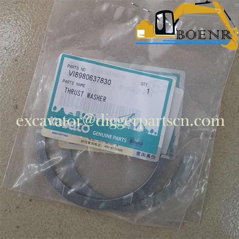 VI8980637830 8980637830 8-98063783-0 4LE2 Engine Crankshaft Thrust For SK75-8 SK70SR SK80SC