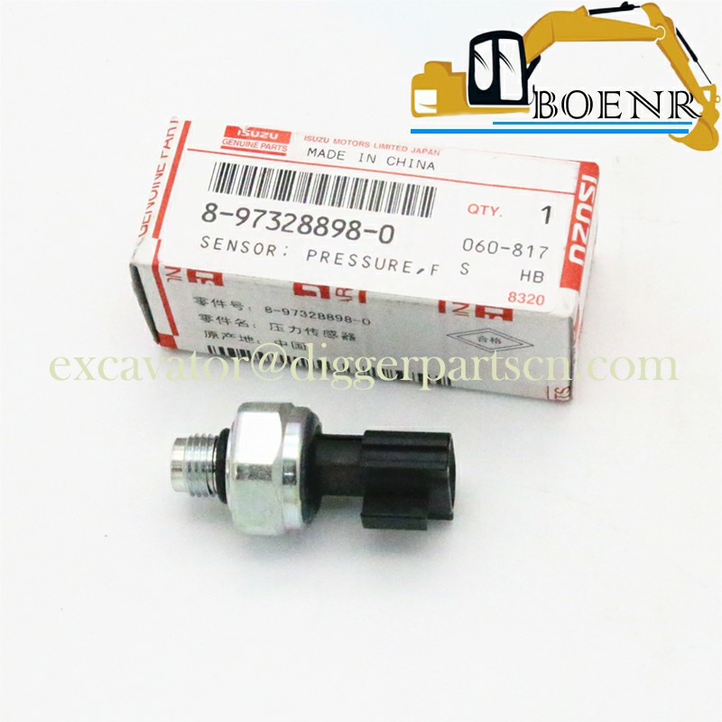 8-97328898-0 8973288980 6WG1 Engine Fuel Pressure Sensor For  ZX450-3 ZX470-5 ZX470-3 ZX480-3