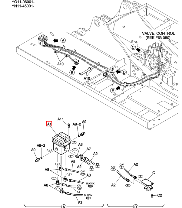 YN30V00105F1 YN30V00105F2 Foot Pedal Valve for SK200-8 SK210-8 SK250-8 SK260-9 SK485-8 SK485LC-9 YN30V00105F1 YN30V00105F2 Foot Pedal Valve for SK200-8 SK210-8 SK250-8 SK260-9 SK485-8 SK485LC-9
