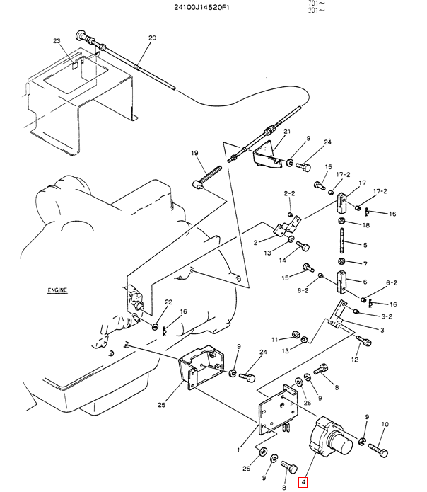 2406U197F3 2406U197F4 2406U197F1 Throttle Stepping Motor Assembly For SK200-3 SK200-5 SK220-3 2406U197F3 2406U197F4 2406U197F1 Throttle Stepping Motor Assembly For SK200-3 SK200-5 SK220-3