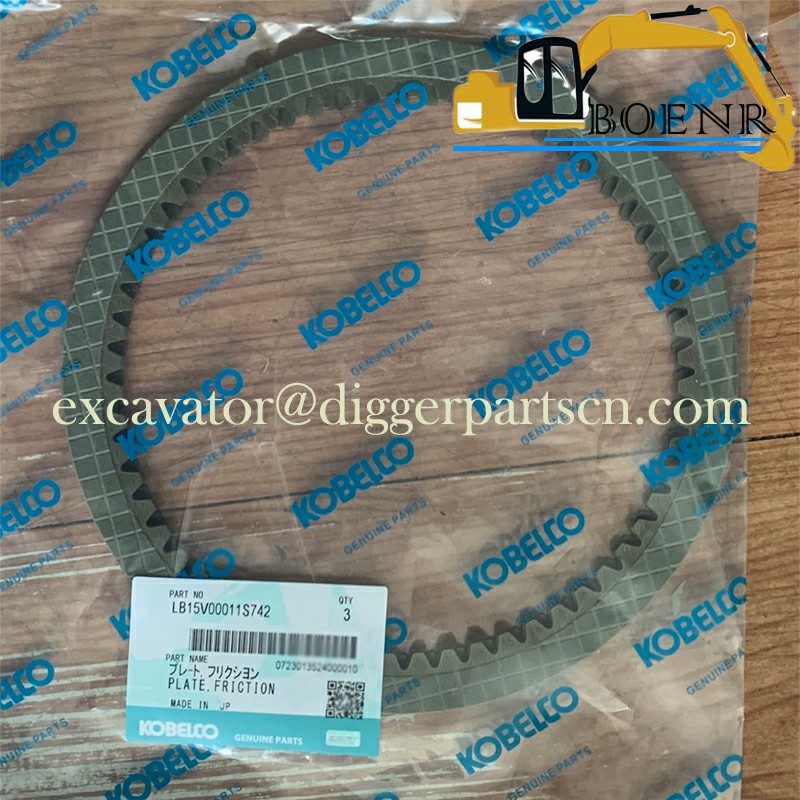 LB15V00011S742 Swing Motor Plate Friction For SK290-6E SK295-8 SK350-8 SK350-9 SK850 SK330-8