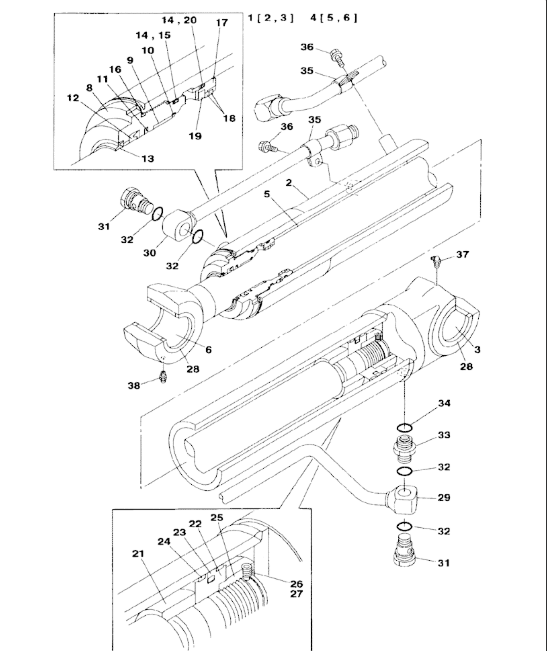 LZ00470 Boom Cylinder Seal kit For CX75SR CX80 LZ00470 Boom Cylinder Seal kit For CX75SR CX80