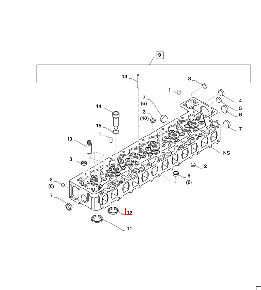 VH11135E0040 VH11131E0010 J08E Engine valve seat for SK330-8 SK350-8 SK380-8 VH11135E0040 VH11131E0010 J08E Engine valve seat for SK330-8 SK350-8 SK380-8