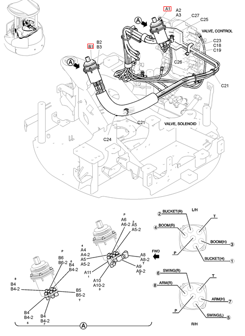PX30V00043F1 PX30V00043F3 PX30V00043F4 Pilot Valve For SK17SR SK27SR SK30SR SK35SR SK50SR PX30V00043F1 PX30V00043F3 PX30V00043F4 Pilot Valve For SK17SR SK27SR SK30SR SK35SR SK50SR