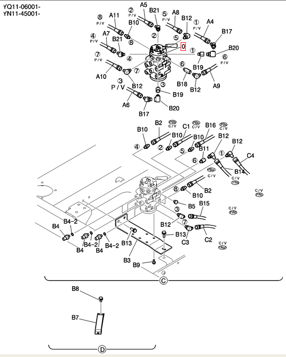YN30V00117F1 selector valve assy SK200-8 SK210-8 SK350-8 SK380-8 YN30V00117F1 selector valve assy SK200-8 SK210-8 SK350-8 SK380-8