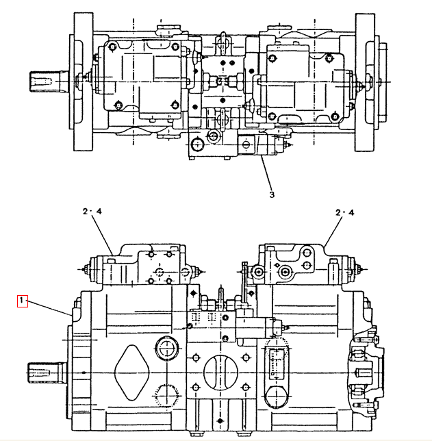 2437U213E100 Hydraulic Pump Oil Seal Repair Kit For SK200-3