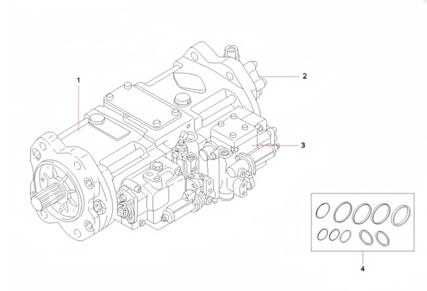 60081917 KDRDE5K-3130C50-140 Hydraulic Pump Solenoid Valve For SY215 SY250LC-8 60081917 KDRDE5K-3130C50-140 Hydraulic Pump Solenoid Valve For SY215 SY250LC-8