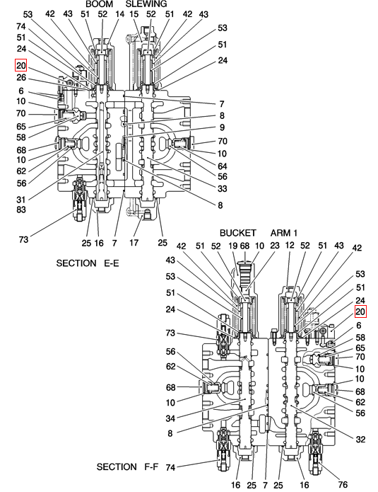 YN30V00119F1 Boom cylinder retainer valve For SK200-8 SK210-8 SK210-9 SK260-8 SK295-8 SK295-8 YN30V00119F1 Boom cylinder retainer valve For SK200-8 SK210-8 SK210-9 SK260-8 SK295-8 SK295-8