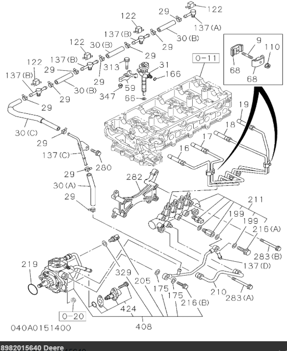 8-98201564-0 8982015640 095000-9750 Engine Fuel Injector For 4JJ1 8-98201564-0 8982015640 095000-9750 Engine Fuel Injector For 4JJ1