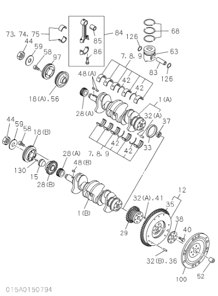 5123101631 5-12310163-1 4BD1 Engine Crankshaft For EX100-2 EX100-3 EX90-2 5123101631 5-12310163-1 4BD1 Engine Crankshaft For EX100-2 EX100-3 EX90-2