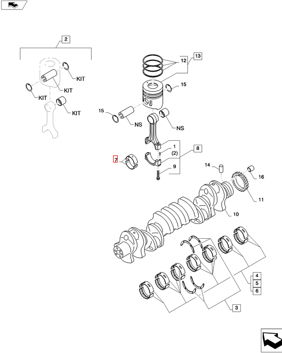 VH132012100A VHS132012100 J08E engine Con Rod Bearing For SK330-8 SK350-8 SK380-8