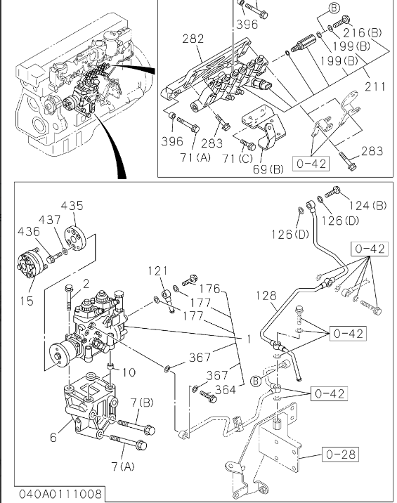 094000-0480 094000-0484 8-97603414-4 6WF1 6WG1 6UZ1 Engine Fuel Injection Pump For ZX450-3 ZX470-3 094000-0480 094000-0484 8-97603414-4 6WF1 6WG1 6UZ1 Engine Fuel Injection Pump For ZX450-3 ZX470-3