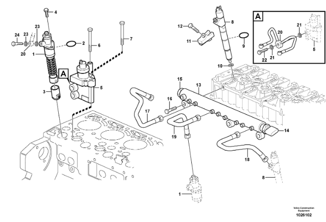 VOE20973777 20973777 0281006364 D5E D6E D7E Engine Common Rail Fuel Pressure Sensor For EC210 EC240 VOE20973777 20973777 0281006364 D5E D6E D7E Engine Common Rail Fuel Pressure Sensor For EC210 EC240