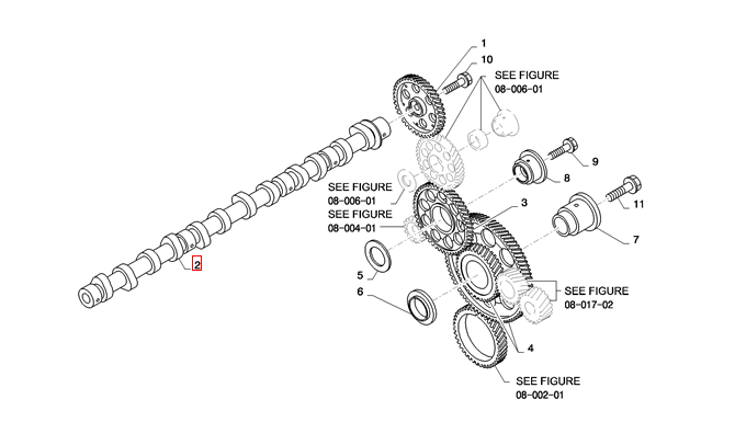 VH135011620A VH13501E0300 13501-E0270 J08E Engine Camshaft For SK330-8 Sk350-8 Sk380-8 SK350-9 VH135011620A VH13501E0300 13501-E0270 J08E Engine Camshaft For SK330-8 Sk350-8 Sk380-8 SK350-9