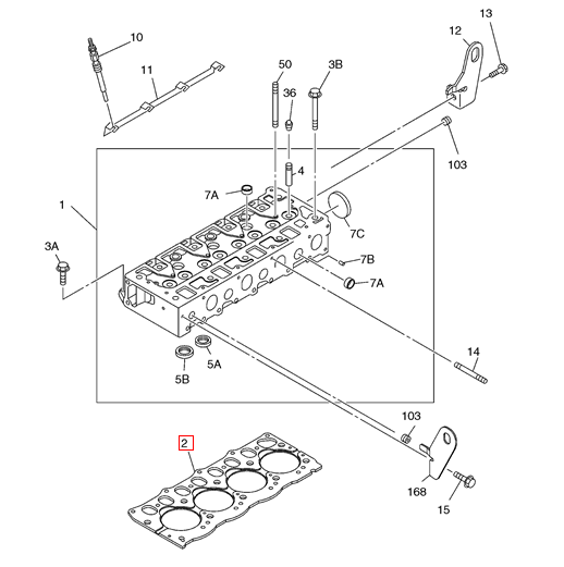 VI8980489450 8-98048945-0 4LE2 Engine Cylinder Head Gasket For SK75-8 SK70SR SK80SC VI8980489450 8-98048945-0 4LE2 Engine Cylinder Head Gasket For SK75-8 SK70SR SK80SC