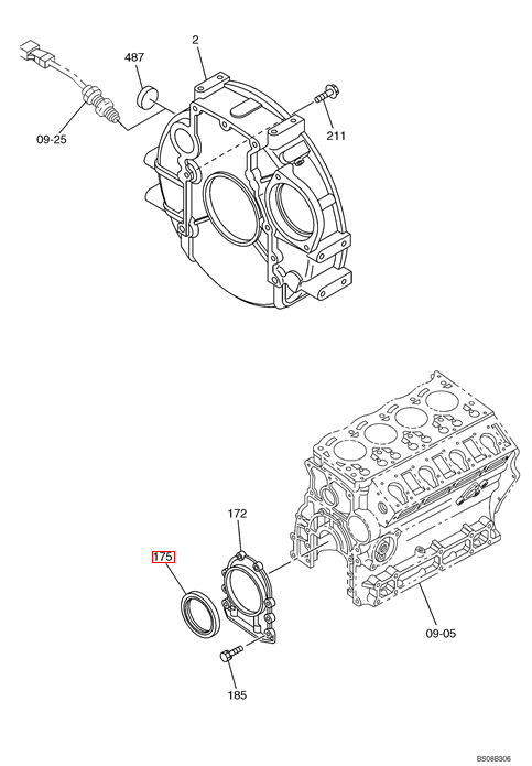 5-09625094-0 VI5096250940 4LE2 Crankshaft Rear Oil Seal For SK75-8 SK70SR SK80SC 5-09625094-0 VI5096250940 4LE2 Crankshaft Rear Oil Seal For SK75-8 SK70SR SK80SC