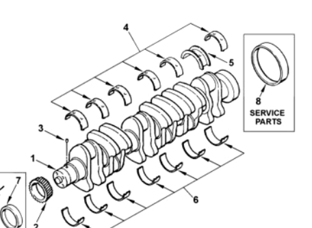 3907804 3908032 Engine Crankshaft For Cummins 6BT Engine 3907804 3908032 Engine Crankshaft For Cummins 6BT Engine