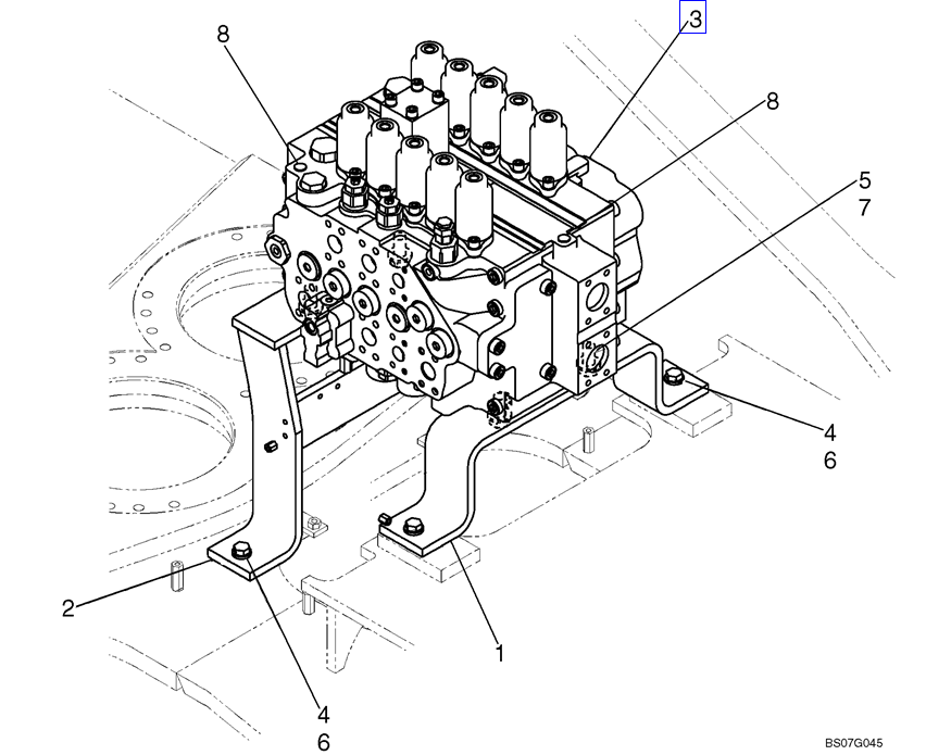 LS30V00009F1 Hydraulic main control valve For SK460-8 SK485-8 LS30V00009F1 Hydraulic main control valve For SK460-8 SK485-8