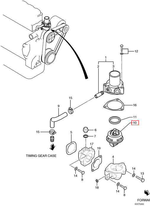 34346-11500 VA3434611500 Thermostat For D04FR S6K C6.4 S4K C4.2 Engine 34346-11500 VA3434611500 Thermostat For D04FR S6K C6.4 S4K C4.2 Engine