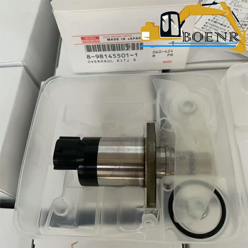 8981455010 8-98145501-0 294200-4750 Fuel Injection Pump Solenoid Valve For 4HK1 4JJ1 Engine