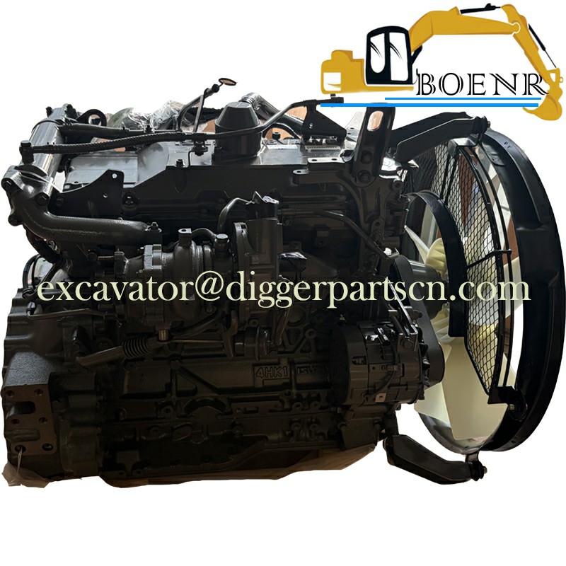Isuzu 4HK1 Electronic Fuel Injection Engine Assembly for ZX225-3 JS220
