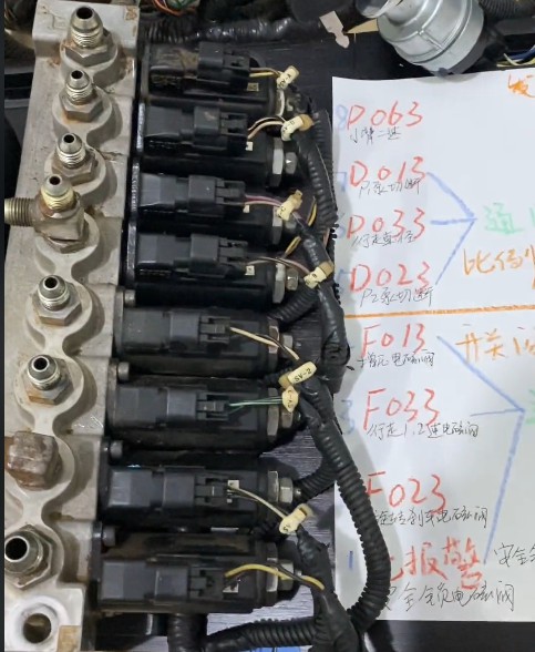 Fix Kobelco 8 Series 8-Bank Solenoid Valve Alarm | D023 D033 D013 D063 F013 F033 Troubleshooting