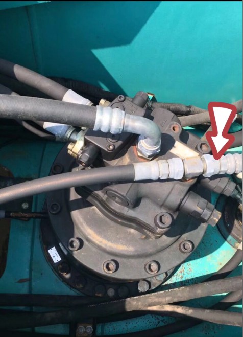 Fix Kobelco Swing Motor One Side Unbrakable 