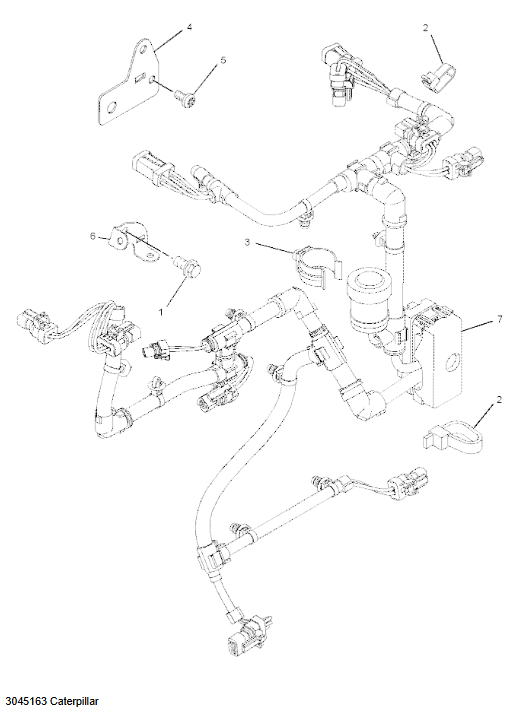 304-5163 3045163 C4.4 Engine Wiring Harness For CAT 914G 914G2 304-5163 3045163 C4.4 Engine Wiring Harness For CAT 914G 914G2