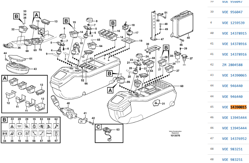 14390015 VOE14390015 Controller For EW140B EW180B EW160B EW200B 14390015 VOE14390015 Controller For EW140B EW180B EW160B EW200B
