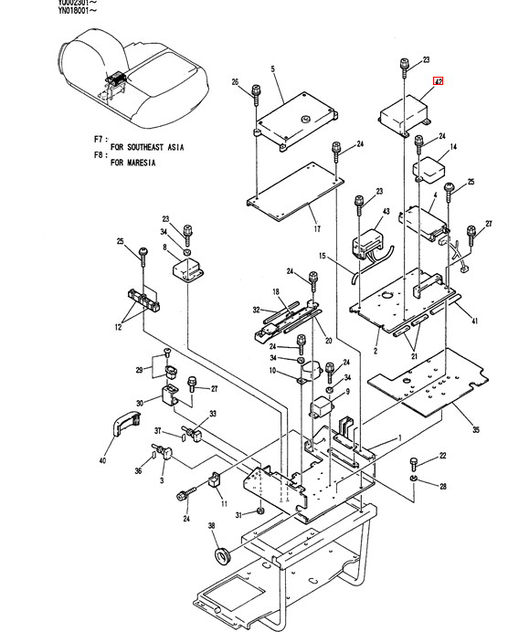 YN22E00013F3 YN22E00013F5 Controller For SK120-2 SK200-5 YN22E00013F3 YN22E00013F5 Controller For SK120-2 SK200-5