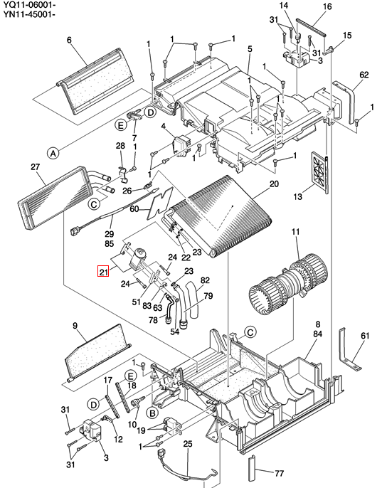 YN20M00107S021 air conditioning Expansion Valve For SK200-8 SK210-8 SL250-8 SK260-8 SK330-8 SK350-8 YN20M00107S021 air conditioning Expansion Valve For SK200-8 SK210-8 SL250-8 SK260-8 SK330-8 SK350-8