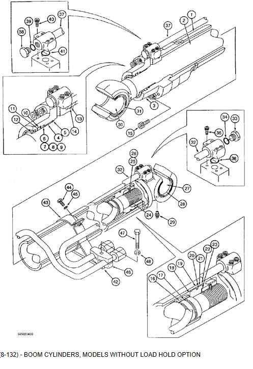 161912A1 Boom Cylinder Seal Kit for Case 9020B 161912A1 Boom Cylinder Seal Kit for Case 9020B