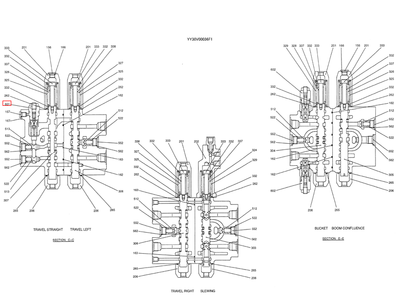 LP22V00001F1 Relief Valve For SK130-8 SK140-8 SK140SR SK135SR LP22V00001F1 Relief Valve For SK130-8 SK140-8 SK140SR SK135SR