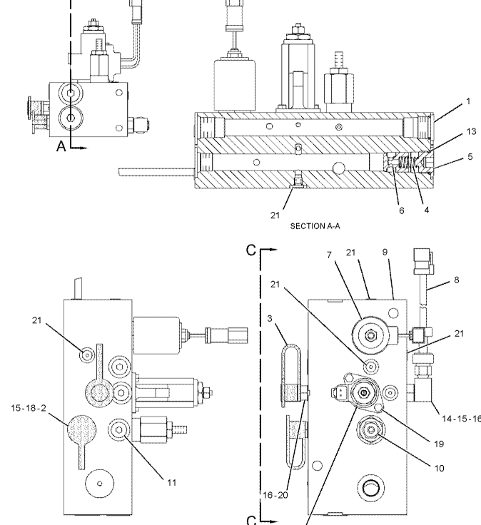 163-8512 1638512 Pressure Sensor For CAT C18 C32 C7 C9 Engine