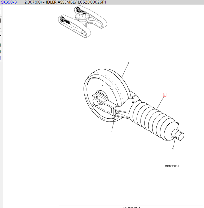 LC54D00009F1 Track Recoil Assembly Adjust Assy FOR SK330-8 SK350-8 SK295-8 excavator LC54D00009F1 Track Recoil Assembly Adjust Assy FOR SK330-8 SK350-8 SK295-8 excavator