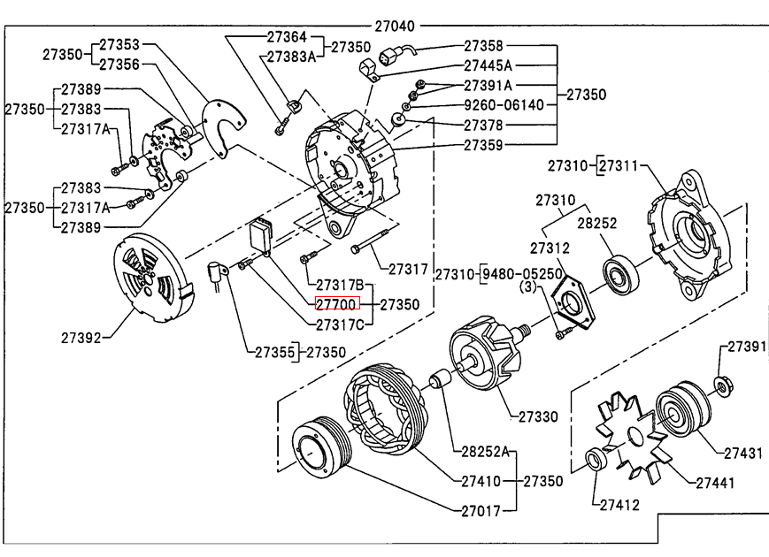 VH277001810A S2770-01810 VHS277001810 J05E J08E P11C Engine Alternator Regulator For SK200-8 SK210-8