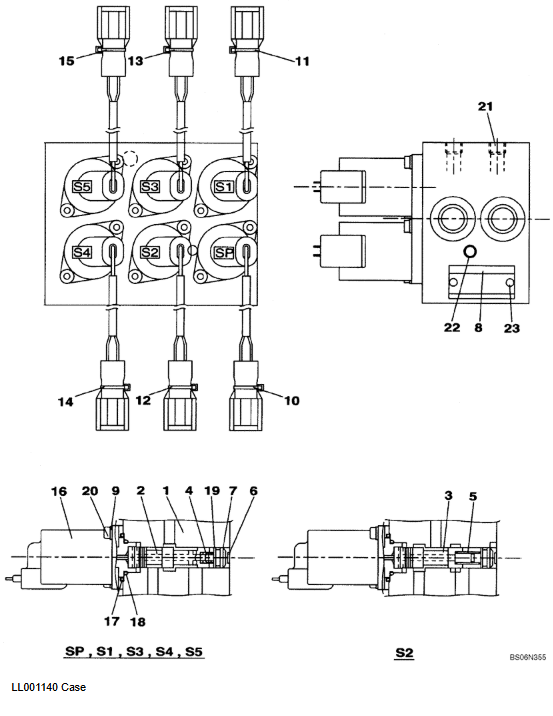 LL001140 Solenoid Valve For CX130 CX135 CX160 CX210 CX235 CX240 CX250 SH200A5 SH210A5 SH350A5 LL001140 Solenoid Valve For CX130 CX135 CX160 CX210 CX235 CX240 CX250 SH200A5 SH210A5 SH350A5