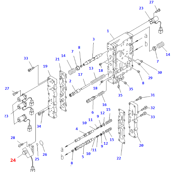 714-07-16730 7140716730 Solenoid Valve For WA380-3 WA420-3 WA470-3 WA300-3A WA320-3 WA350-3A WA350-3 714-07-16730 7140716730 Solenoid Valve For WA380-3 WA420-3 WA470-3 WA300-3A WA320-3 WA350-3A WA350-3