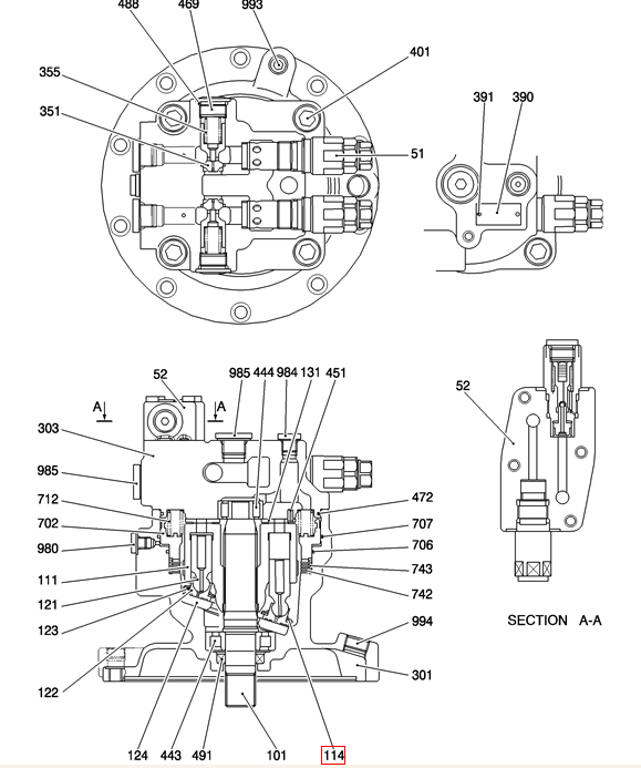 YN15V00025S114 YN15V00025S123 Swing Motor Plate For SK200-8 SK210-8 SK210-9 SK215SR YN15V00025S114 YN15V00025S123 Swing Motor Plate For SK200-8 SK210-8 SK210-9 SK215SR