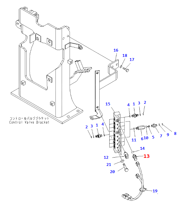 7861-93-1840 7861931840 Low Pressure Sensor For PC290-8 PC220-8 PC240-8 PC350-8 PC300-8 PC130-8