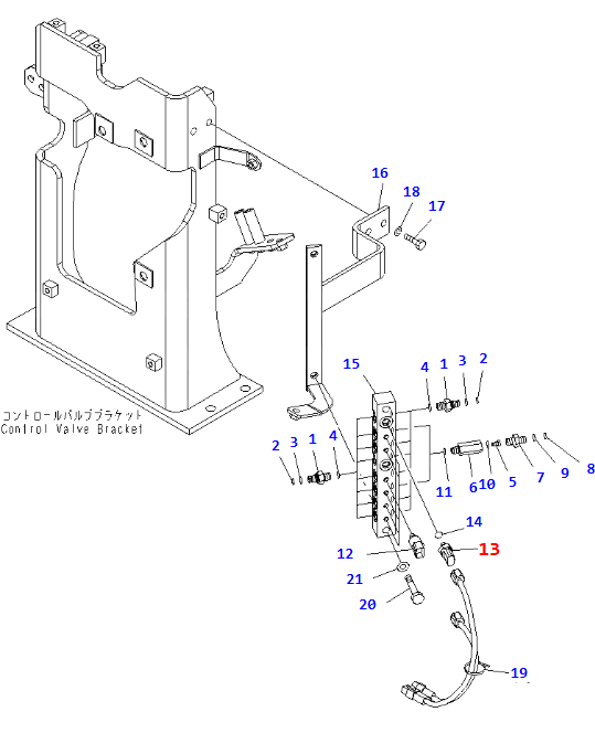 7861-93-1840 7861931840 Low Pressure Sensor For PC78-8 PC55MR-3 PC450-8 PC400-8 PC88-8 PC130-8